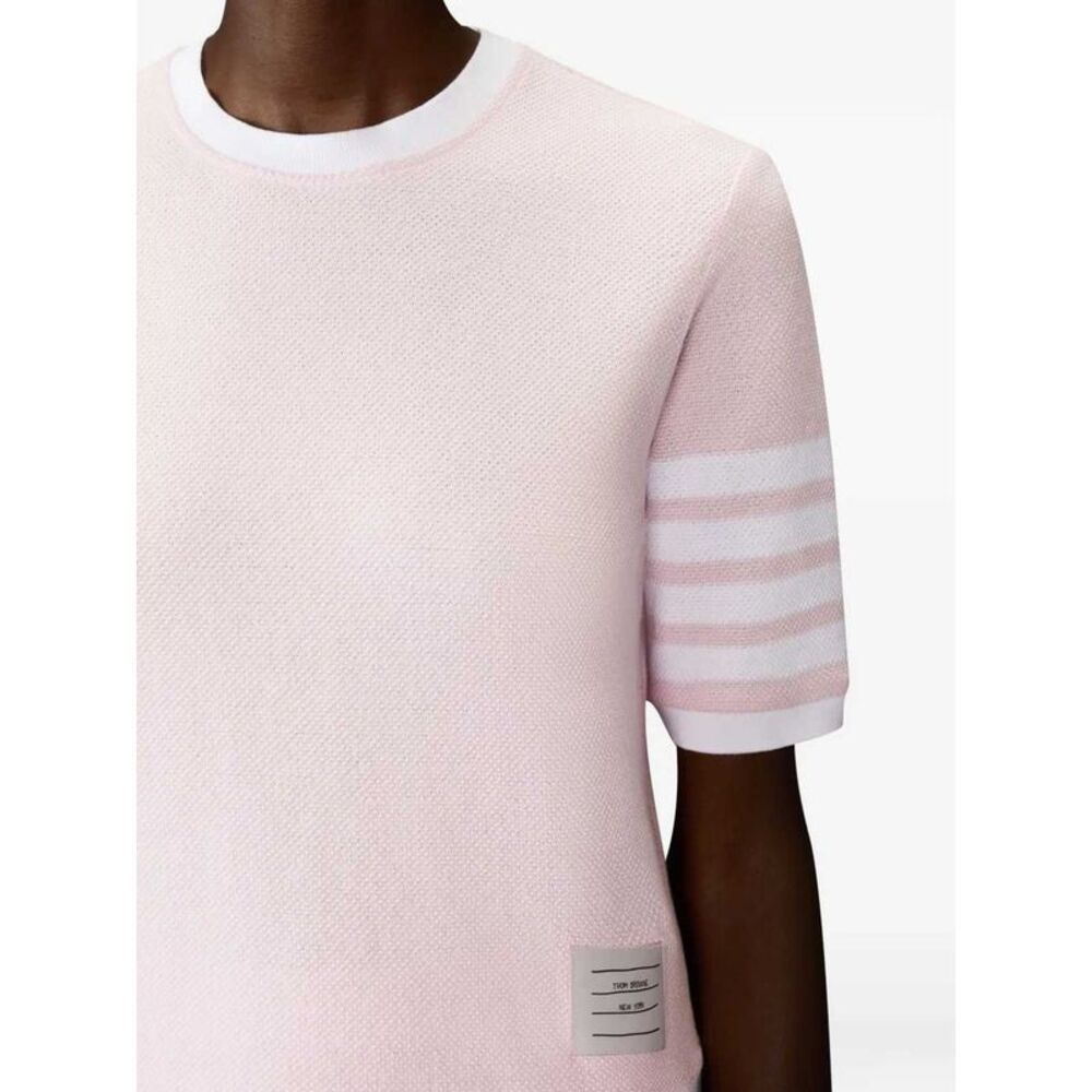 Thom Browne Women Top With 4-Stripe Detail - Picture 4 of 4